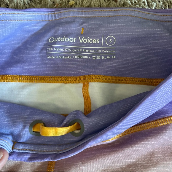 Outdoor Voices TechSweat 7/8 Legging Women’s Size Small Multicolor Ombre - Picture 4 of 6